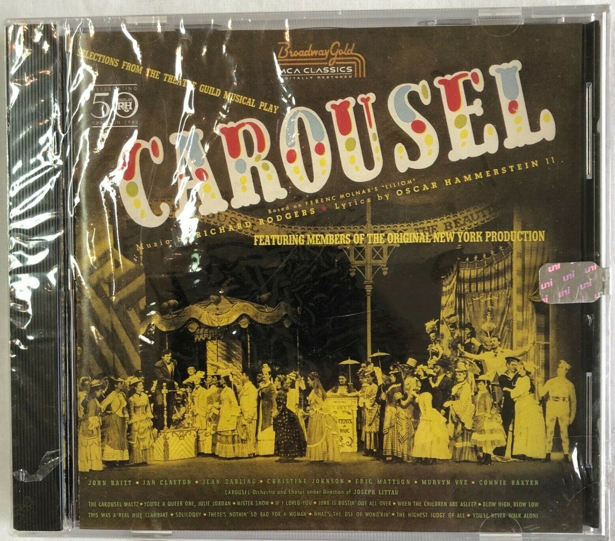 Carousel: Selections From The Theatre Guild Musical Play CD BRAND