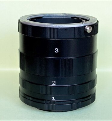 Macro Extension Tube Set for Extreme Close-up Imaging for Sony