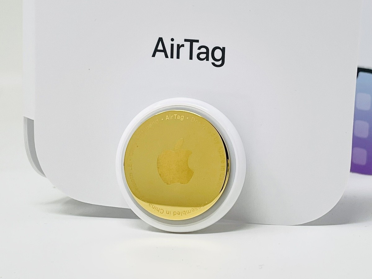 Custom 24K Gold Plated Apple AirTag | eBay