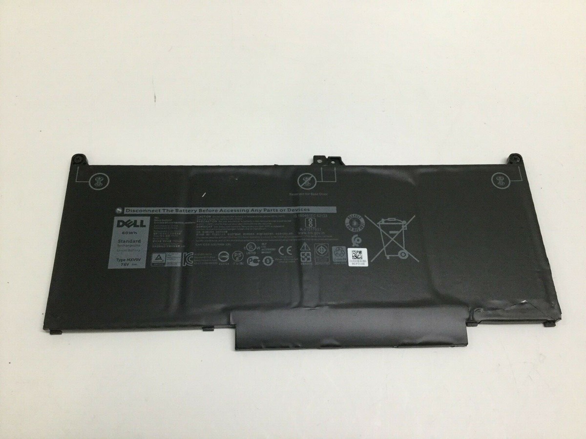 Genuine Dell LATITUDE 7300 7400 Battery 7.6V 60Wh 5VC2M N2K62 Type