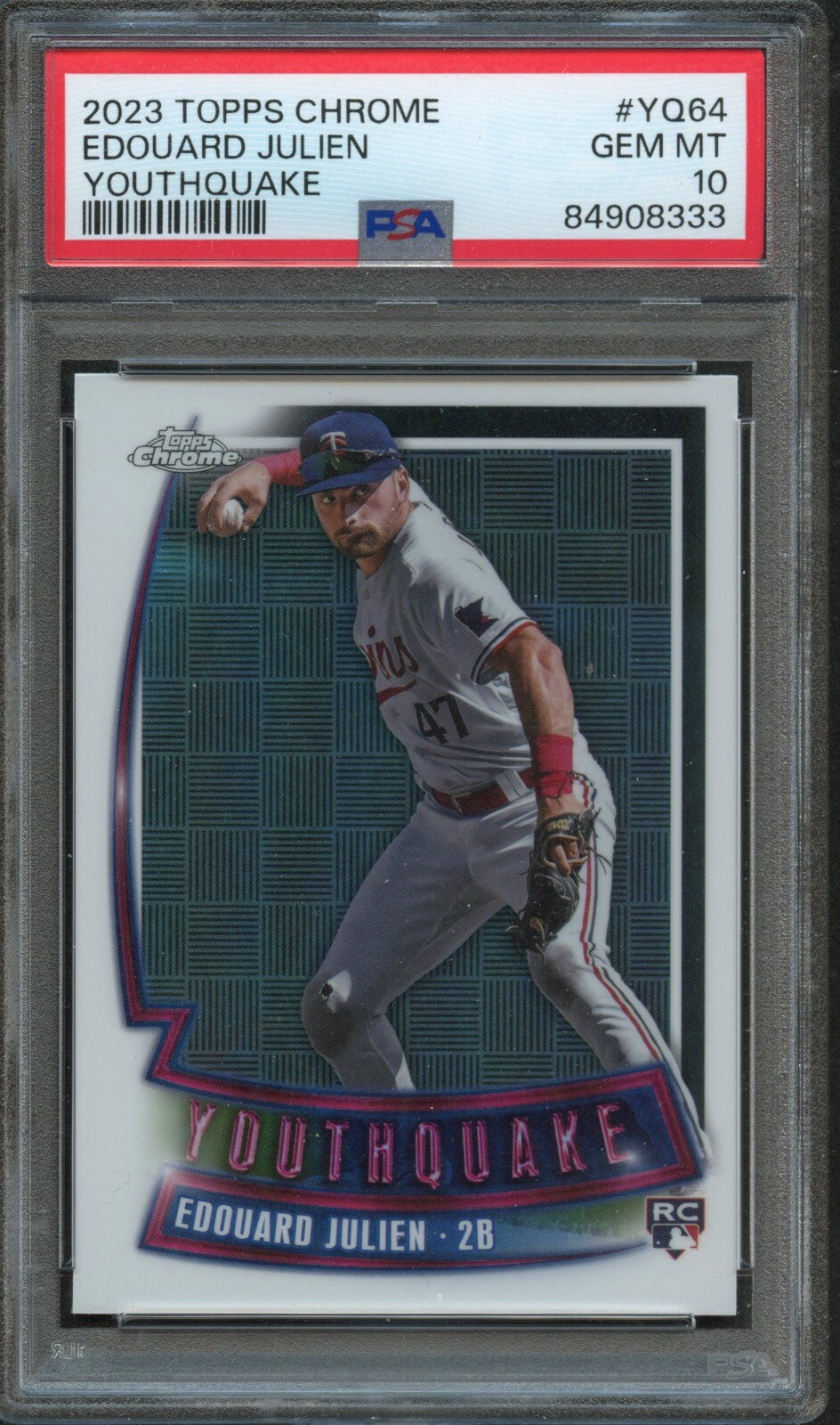 BB - 2023 - Topps Chrome - Edouard Julien - PSA 10 - #YQ64