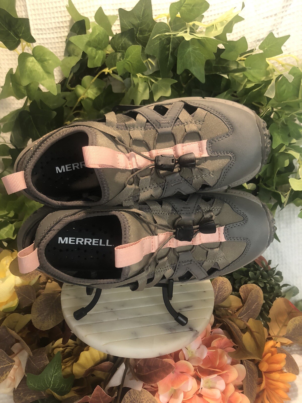 Merrell sandalo donna Brindle escursionismo acqua grigio rosa J034290 taglia US 6