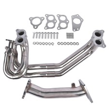 For Subaru Impreza Wrx Sti Ej205 Ej255 02-06 3 Holes Stainless Header Kit For Subaru Impreza Wrx Sti Ej205 Ej255 02-06 3 Holes Stainless Header Kit