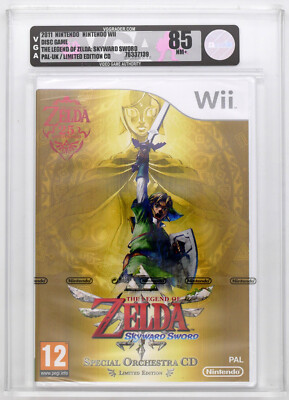 Zelda Skyward Sword Limited Edition Nintendo Wii | eingeschweißt SEALED VGA 85