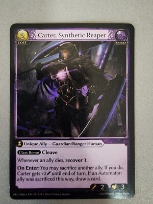 GRAND ARCHIVE TCG Carter, Synthetic Reaper 203 UR - ALCHEMICAL