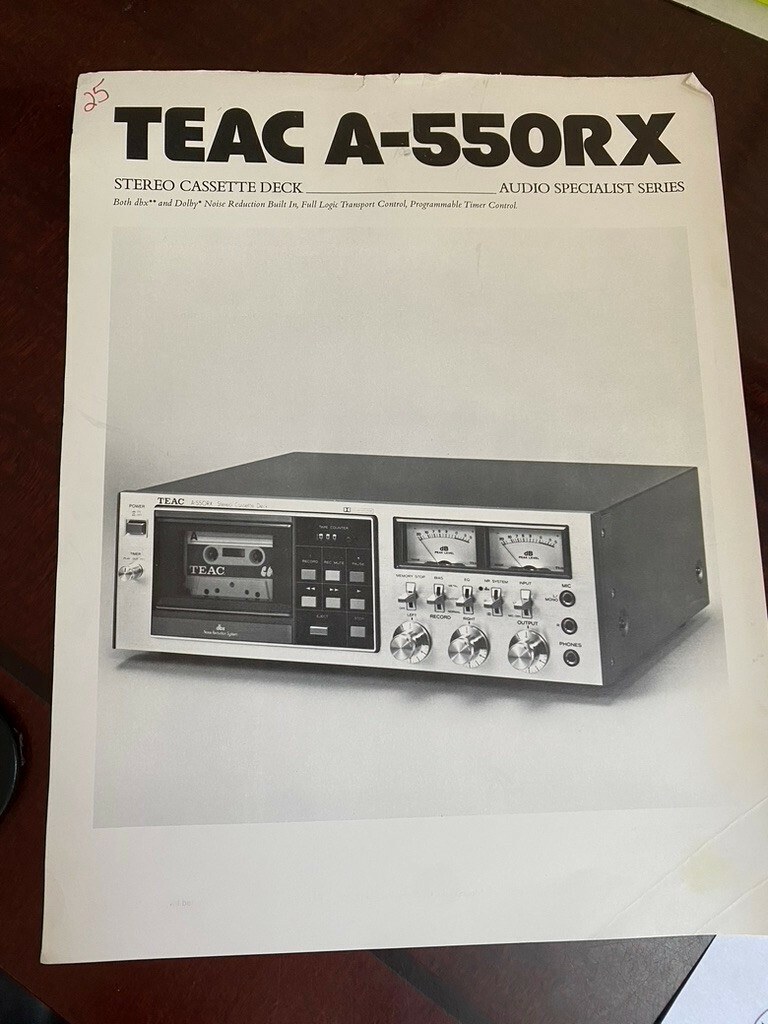 TEAC A-550RX | Vintage HiFi Pictures