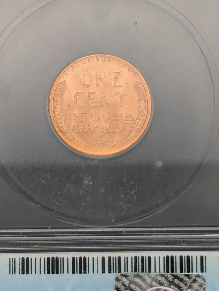 1957 D Lincoln Wheat Cent ICG MS 67 RD Beautiful Red Penny  - Image 3 of 4