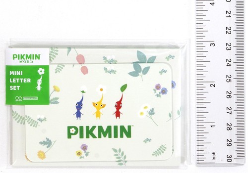Pikmin Mini Letter Set 5 Sheets 5 Envelopes Yellow Green Nintendo Made in Japan - Picture 3 of 4