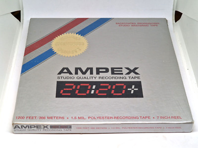 AMPEX 20+20  7 INCH REEL  Audio Tape  REEL TO REEL