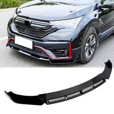 For Honda CR-V CRV 2014-2022 Gloss black Front Bumper Lip Splitter Chin Spoiler