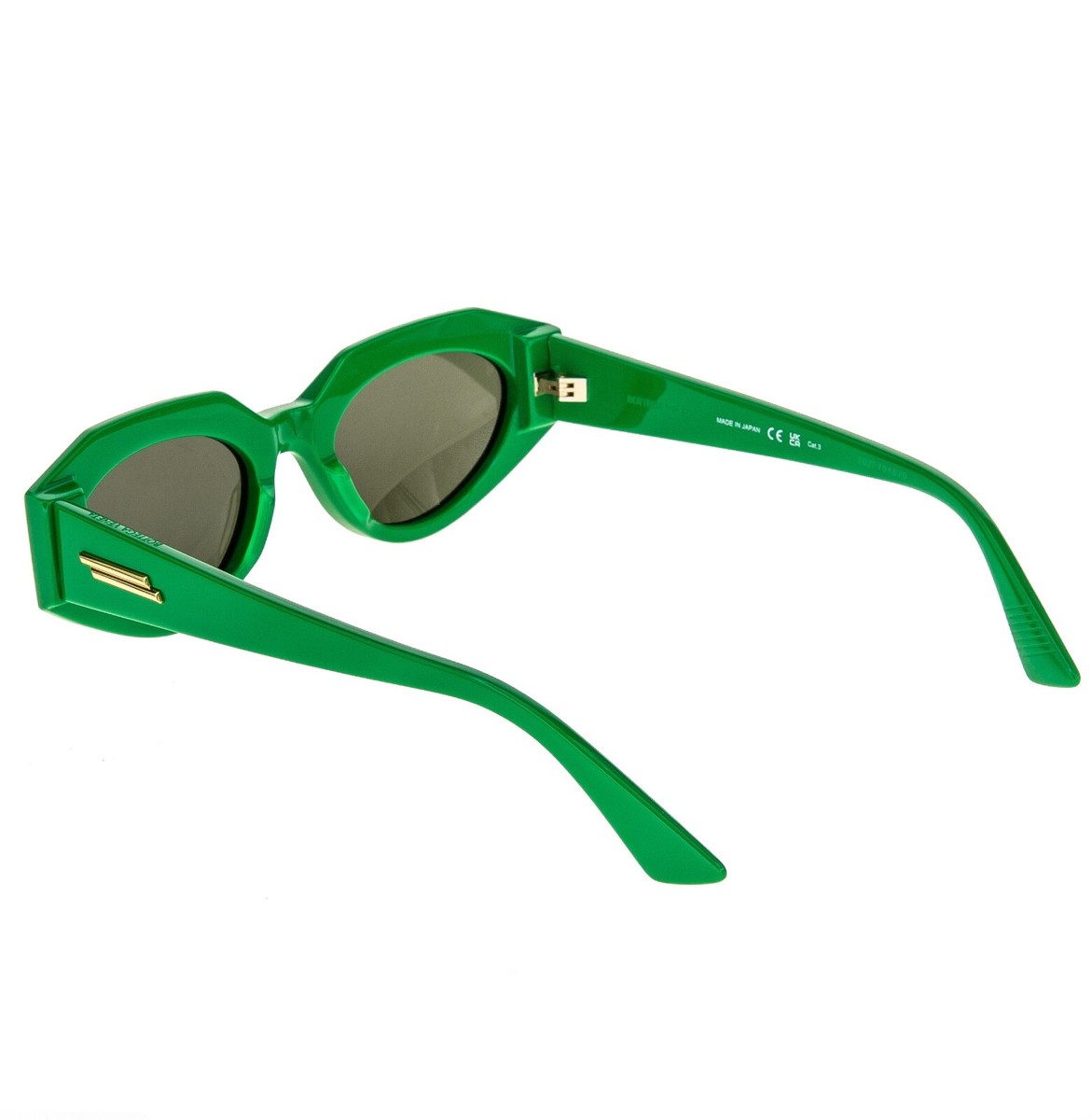 BOTTEGA VENETA MITRE BV1031S Green Unisex Bold Geometric