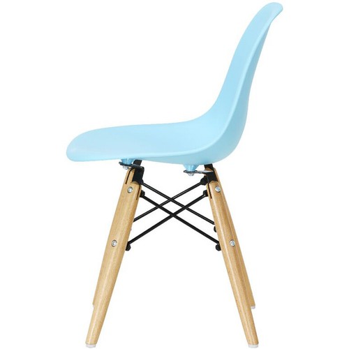 Modern Accent Kids Toddler Children Chair with Eiffel Natural Wooden Legs - Picture 28 of 42