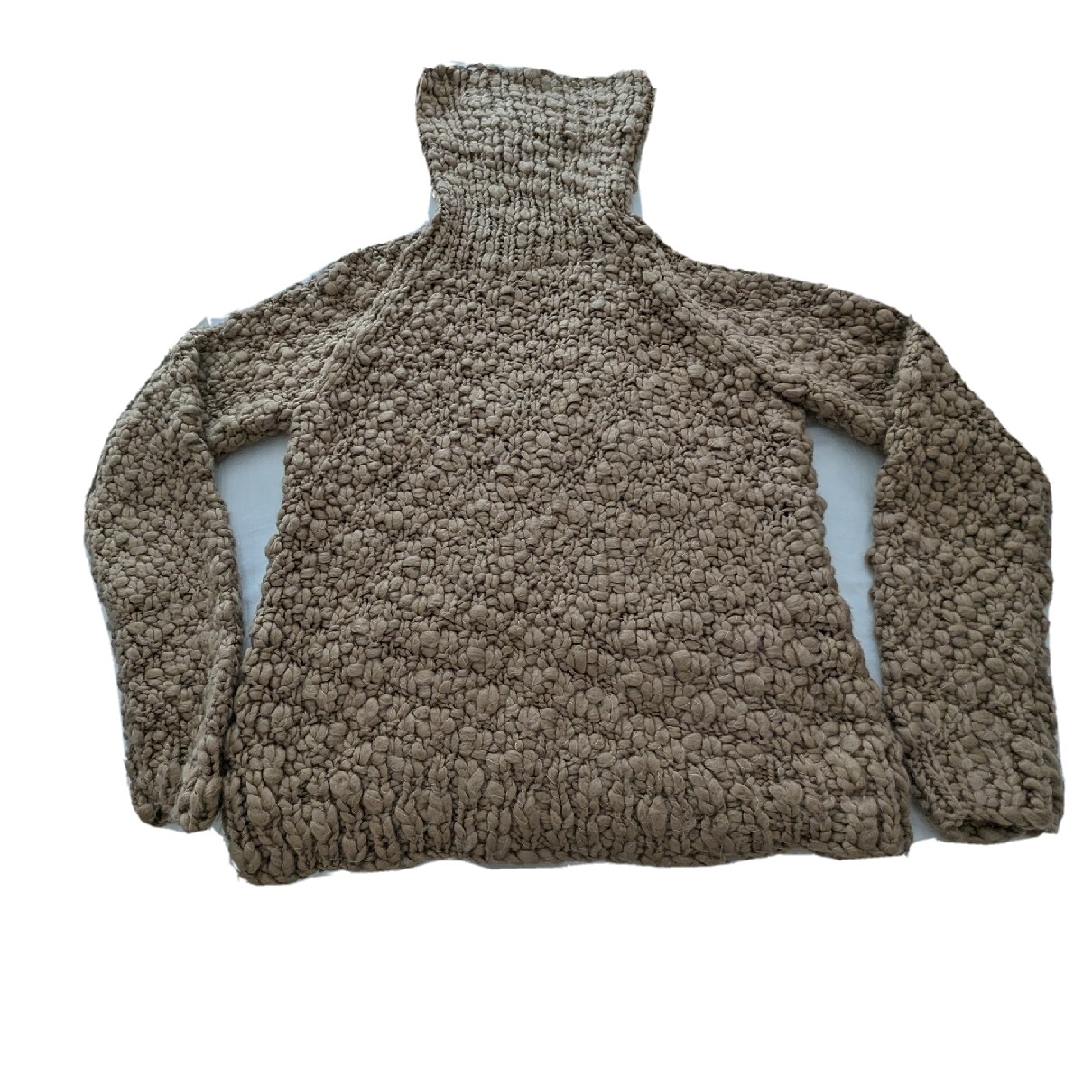 Vivienne Tam Women TurtleNeck Sweater Chunky Knit Wool/Acrylic