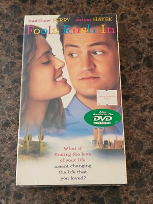 BRAND NEW Fool's Rush In (VHS; 1997) Matthew Perry RARE Sealed OOP Watermarks