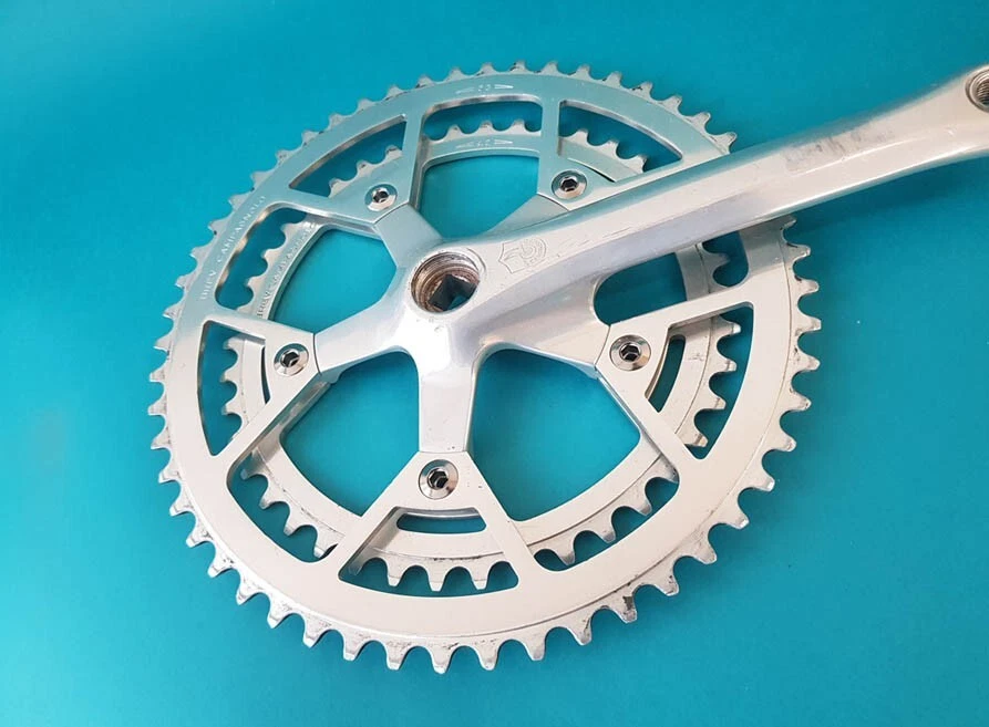 USADO / Juego de bielas Campagnolo Nuovo Victory Drive-side solo 170 mm 53/42 plato Foto 2 de 4