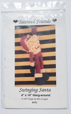 Talented Friends Pattern 952 Swinging Santa Hang Around 1997