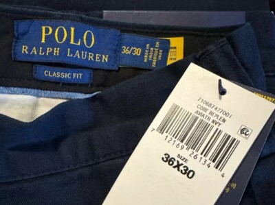 Polo Ralph Lauren Aviator Navy Pony Logo Classic Fit RRL Chino