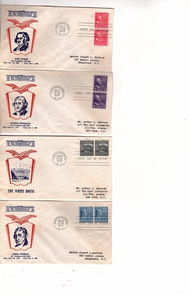 US Prexie DC and covers Fidelity Eagle book Cachet 32 items no full sets (bb1 - Image 2 of 4