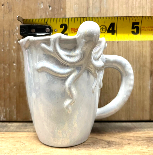 Octopus Ceramic Coffee Mug 5" x 4.5" - Picture 3 of 4