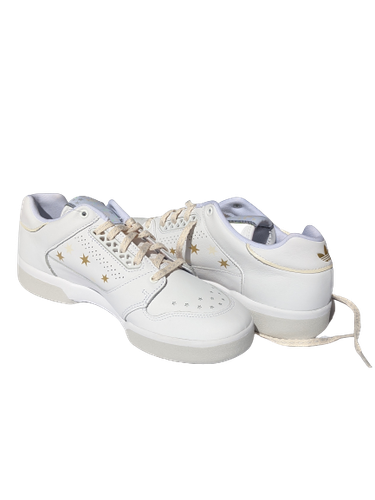New Women's Adidas White Slamcourt Leather Sneakers Size 8.5 EF2085 - Picture 2 of 12