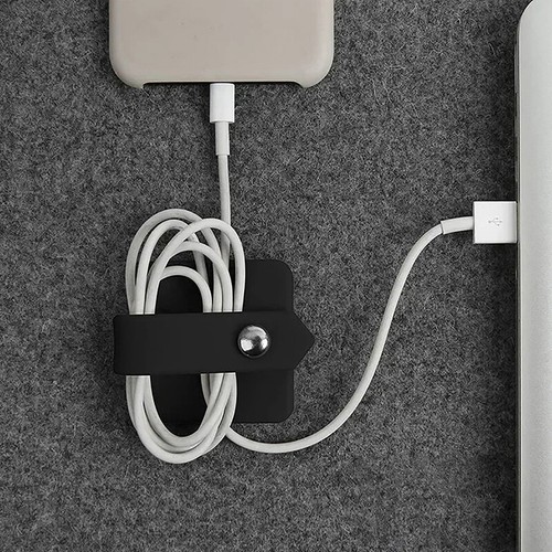 Data Cable Organizer Earbuds Holder Earphone Wrap Headset Headphone Winder - Photo 7/14
