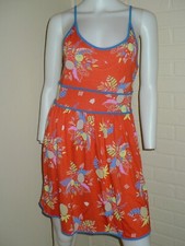 NEW RETRO PINEAPPLE FRUIT ORANGE DRESS COOPERATIVE JAPAN URBAN OUTFITTERS S