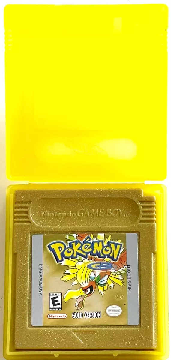 Nintendo Gameboy Color Pokemon Gold Version game Authentic Cartridge  Vintage 