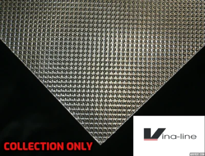 VINA-LINE 5 in a Pack Plastic Prismatic Diffuser Suspended Ceiling Tile Clear 595x1195