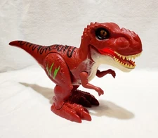 ZURU Robo Alive Attacking T-Rex Red Dinosaur Robotic Pet Walking Roaring WORKS!!