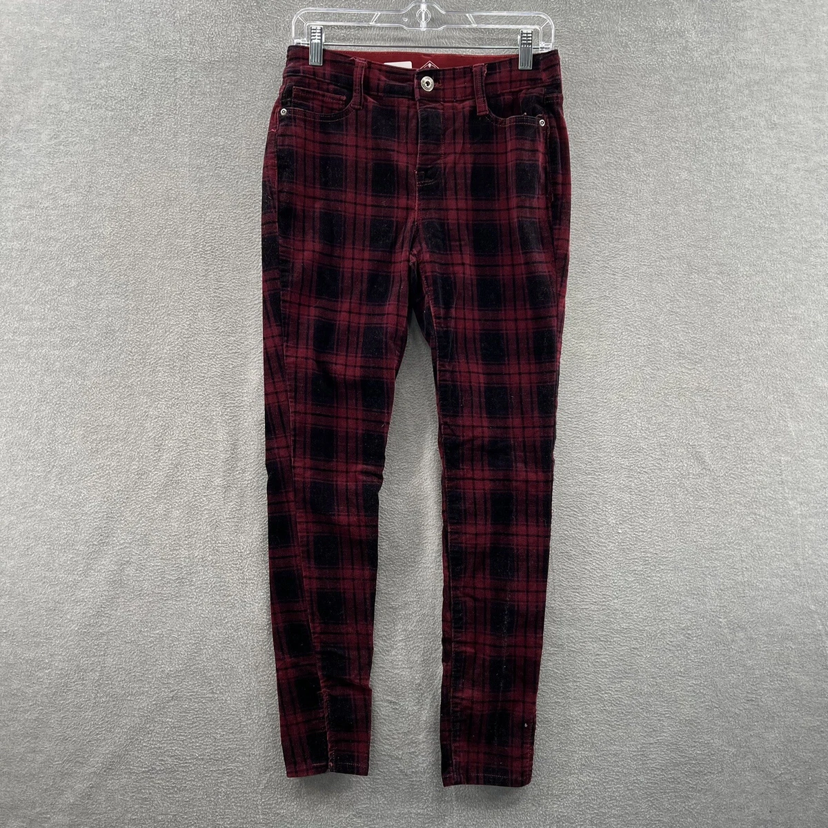 Plaid corduroy deals pants