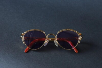 Jean Paul Gaultier Sunglasses 56-6102 Gold Frame Vintage Jean Paul Gaultier Sunglasses 56-6102 Gold Frame Vintage