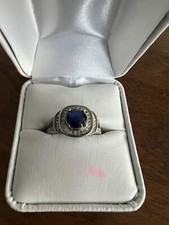 Sterling Silver Ring With Gemstones