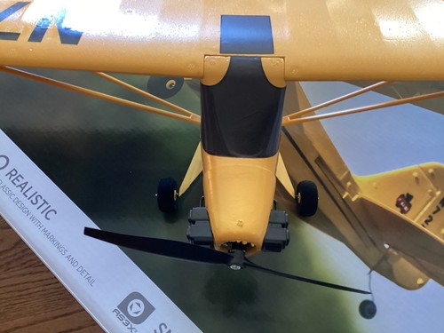Rare E-flite RC Airplane UMX J-3 Cub BNF AS3X 2.4 GHz EFLU3450 Brushless - Picture 10 of 18
