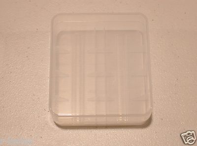 1 pc Hard Plastic Case Holder Storage Box For 2 x 26650 Rechargeable Battery 
