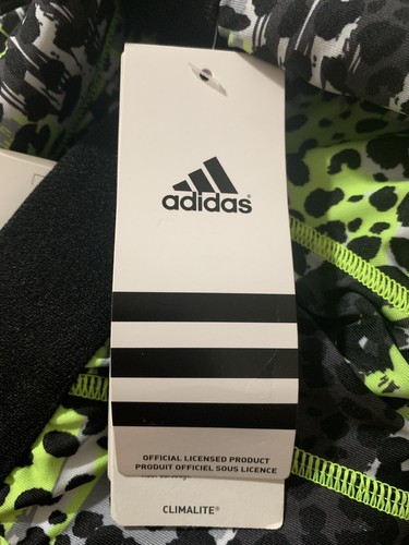 ADIDAS CLIMALITE GIRLS DESTINY PRINTED SHORTS SIZE XS - Picture 7 of 9