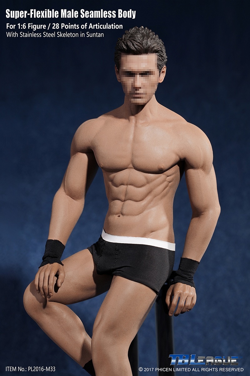 1/6 TBLeague Pl2016-M33 Flexible Male Seamless Muscle Body