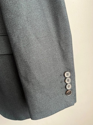 Chaqueta de traje a medida Scopes Harcourt efecto tweed verde Reino Unido 42R nuevo con etiquetas precio de venta sugerido por el fabricante 110 GBP - Imagen 11 de 16