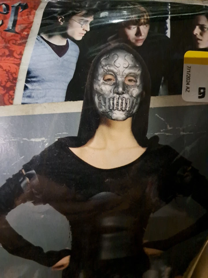 Disfraz de mortífagos de Harry Potter con licencia de rubíes para mujer adulto talla única Foto 3 de 4