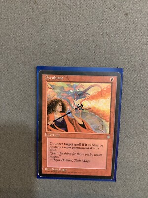 Magic: The Gathering MTG - Pyroblast Instant - Ice Age 1995 - Lightly Played/LP!
