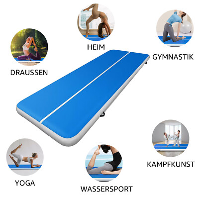 400x200x20CM Air Turnmatte Track Gymnastikmatte Matte Pumpe or Home/Gym