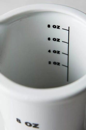 Anthropologie Measuring Cupe PROVISON JUGS Farmhouse Ounce ML Set/3 Ceramic NWT - Picture 5 of 6