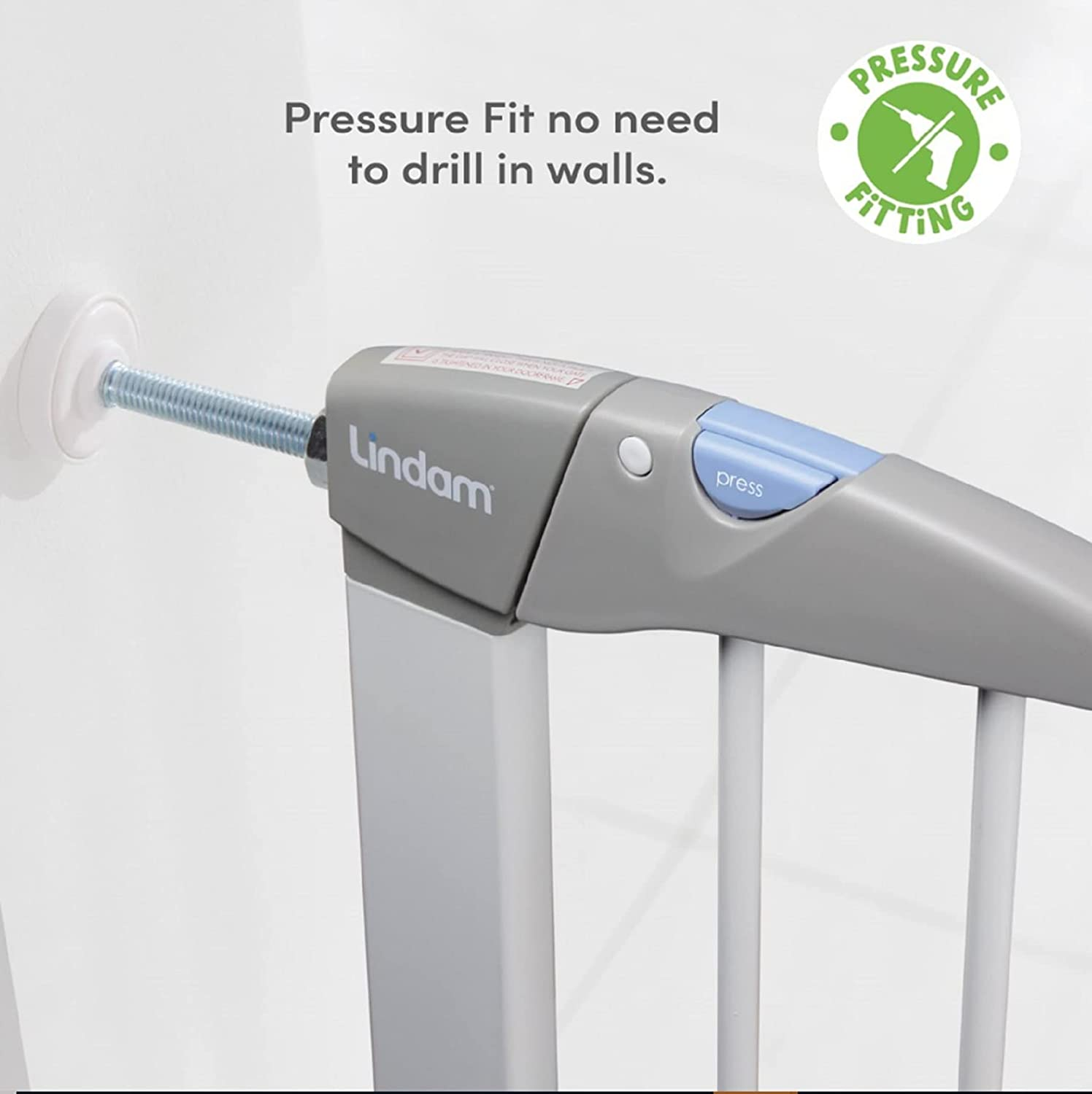 Lindam Stair Gate, Sure Shut Axis Toddler & Baby Gate, Stair Gate