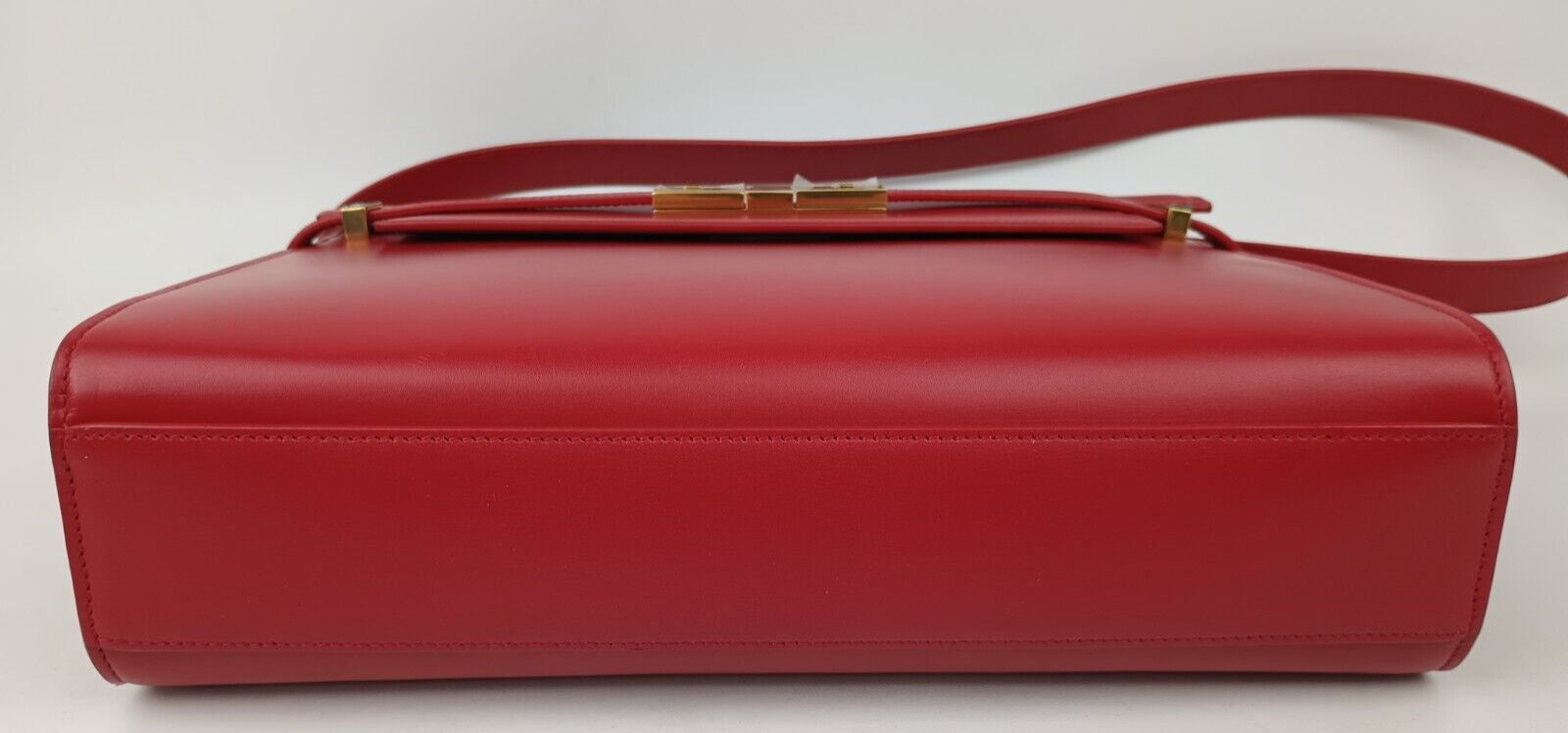 Borsa a tracolla Saint Laurent Rouge Eros rossa Manhattan $3400+