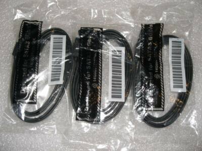 6x SATA3 Kabel 45cm - 6GB/s - Clip, 3x Winkel schwarz - 14G000101076AK