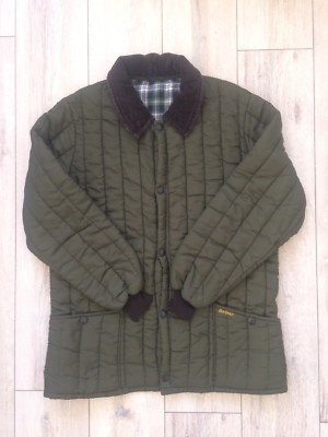 Rare BARBOUR Vintage Men Hunt Quilted Puffer Down Jacket