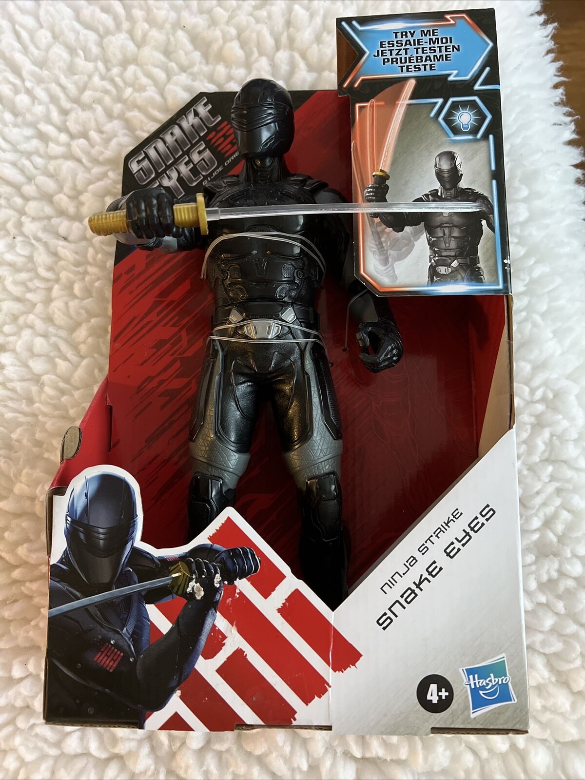 🔥SNAKE EYES Ninja Strike 🔥 GI Joe Origins Hasbro 12-Inch Action Figure  New