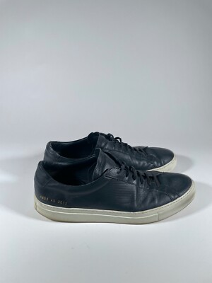 スニーカー Track Sneakers - COMMON PROJECTS - Leather - Blue Blue Common Projects Men's Original Achilles Sneakers