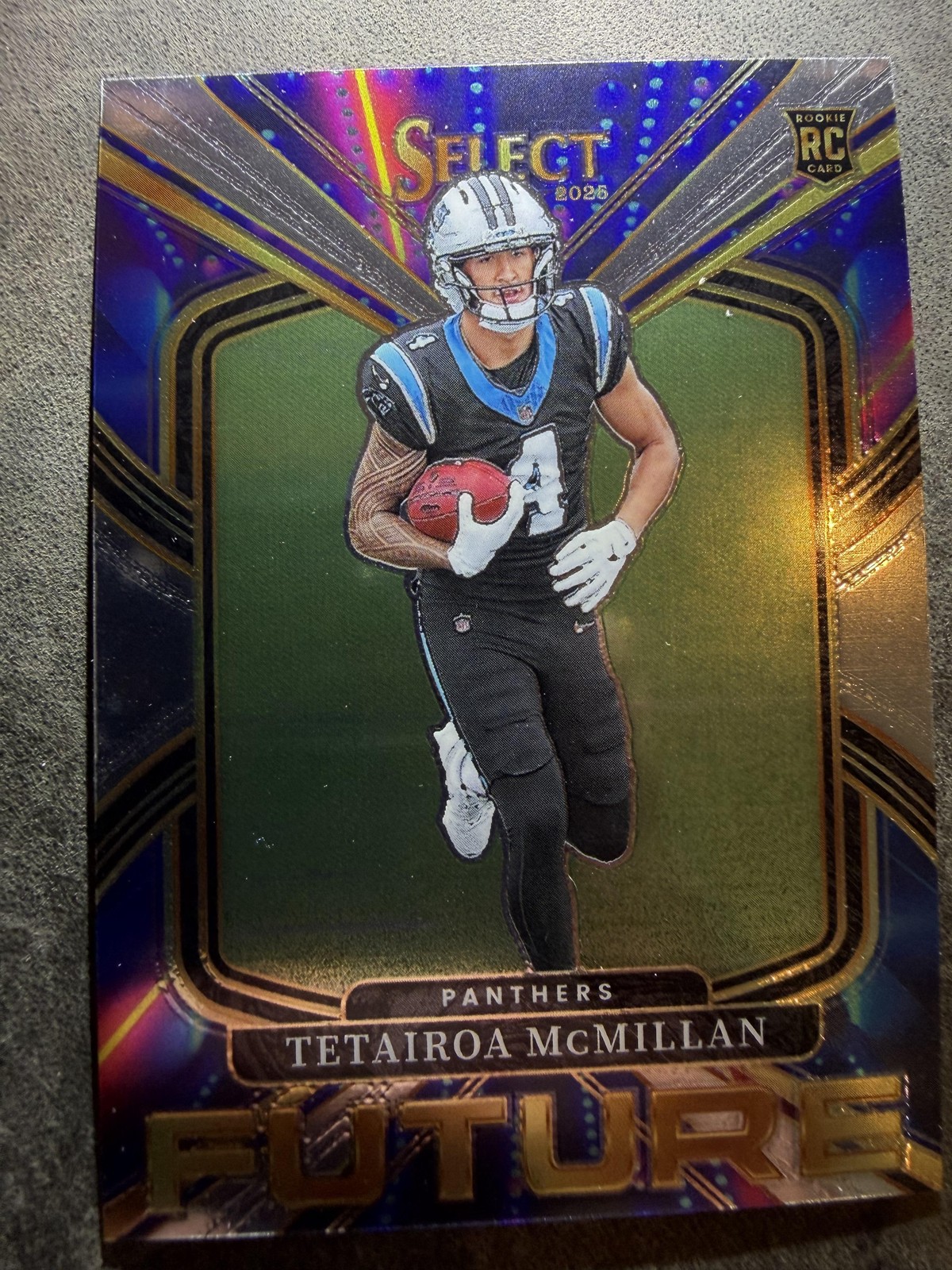 2025 Panini Select #1 Tetairoa McMillan Select Future