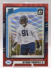 2024 Donruss #321 Byron Murphy II Optic Rated Rookies Preview Red Wave