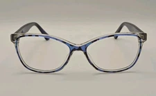Chelsea Morgan Eyeglasses Frames CM 20200 TO/BL 53-15-140 Blue Tort No Lenses